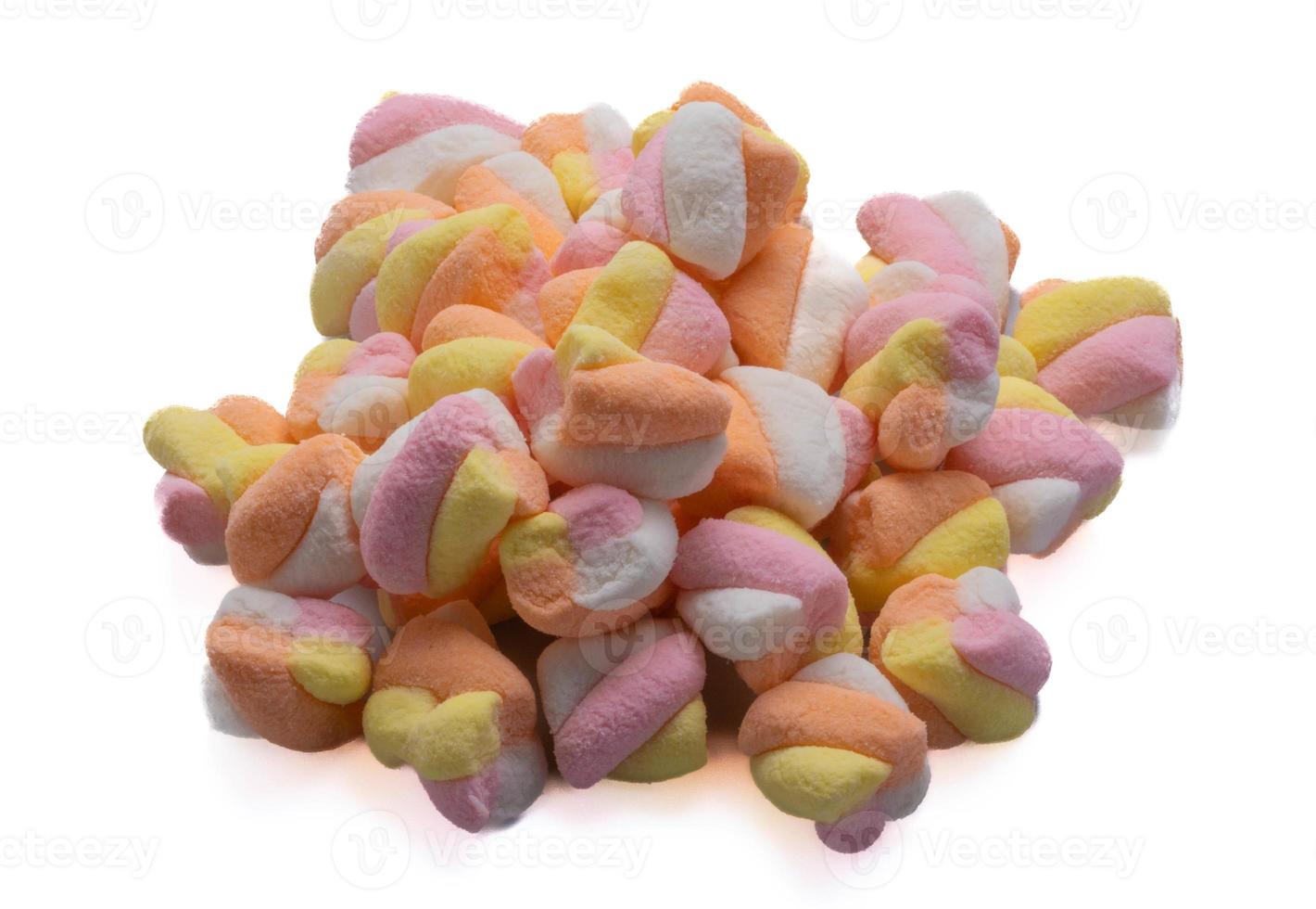 Pastel colored Marshmallow for background. photo