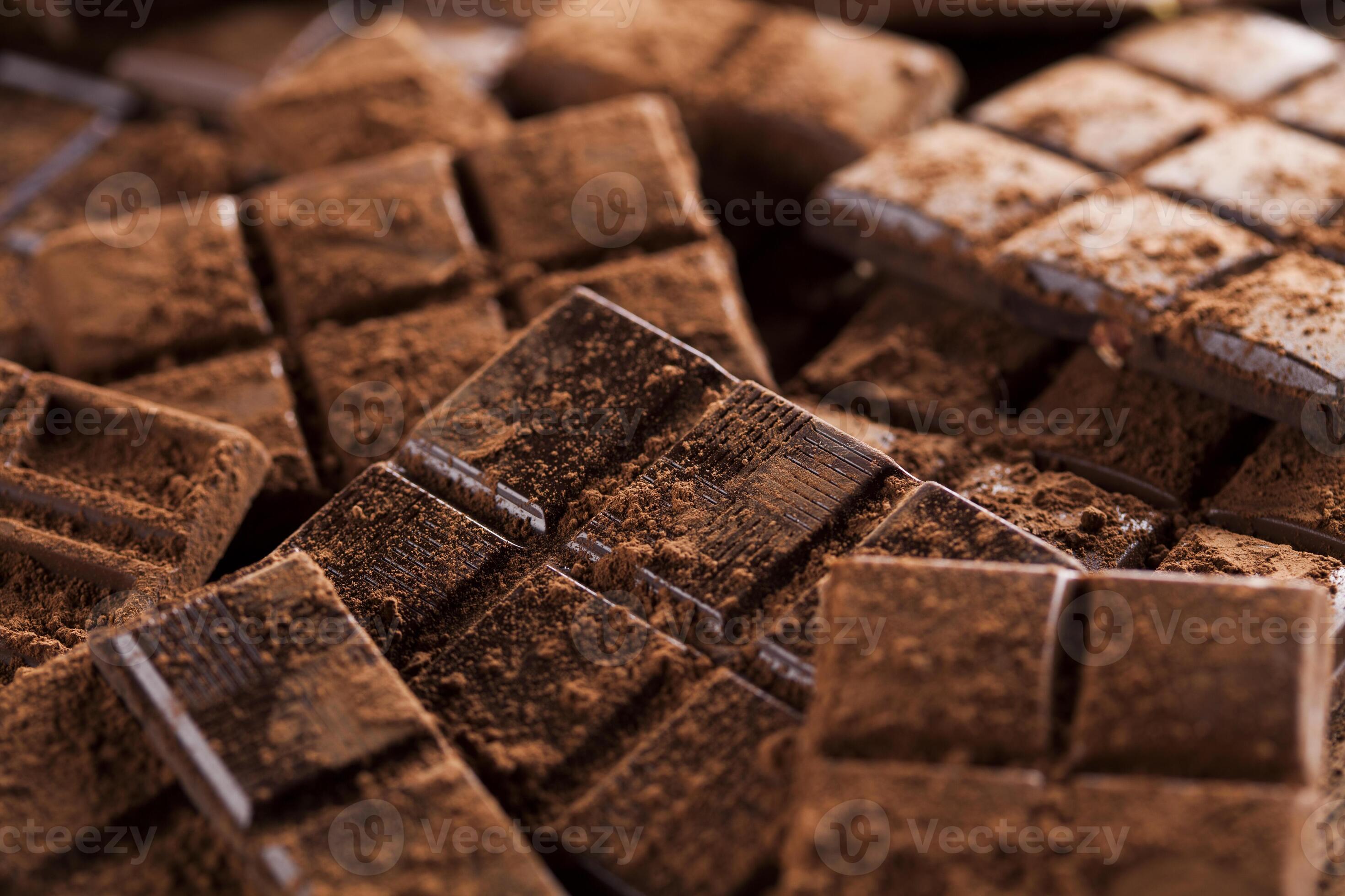 Chocolate bar, candy sweet, dessert food on wooden background 7499443 Stock  Photo at Vecteezy