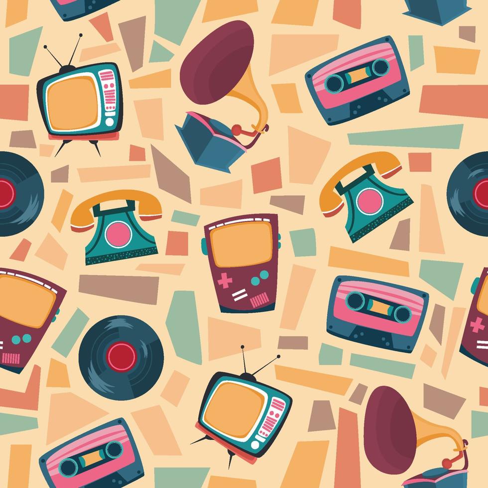 Retro Seamless Background vector