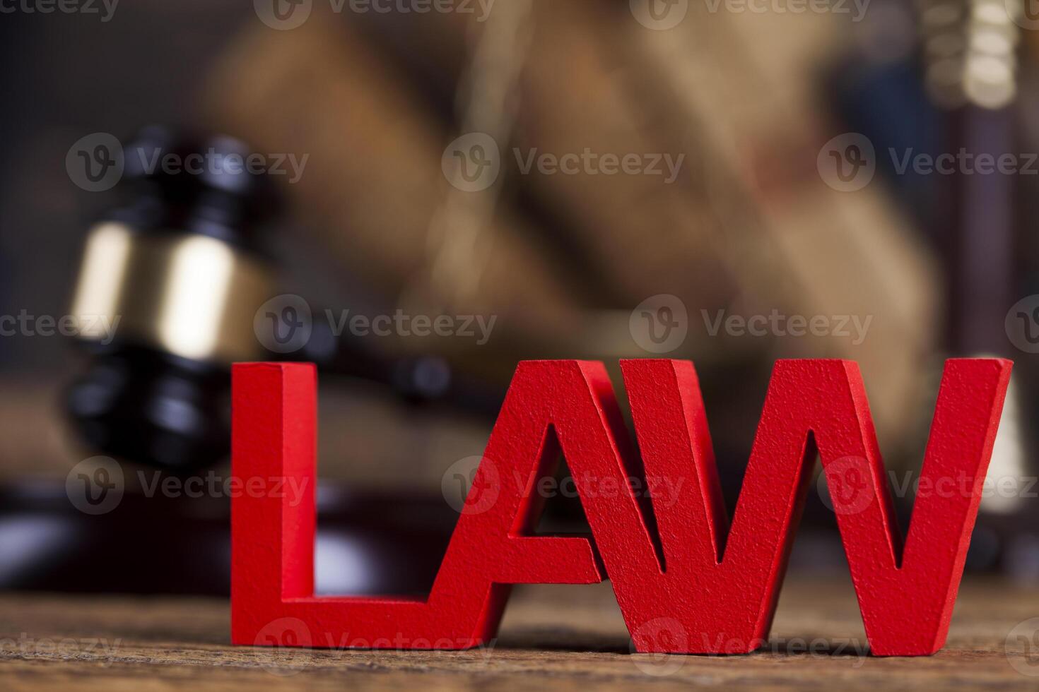 Law wooden gavel barrister, justice concept, legal system photo