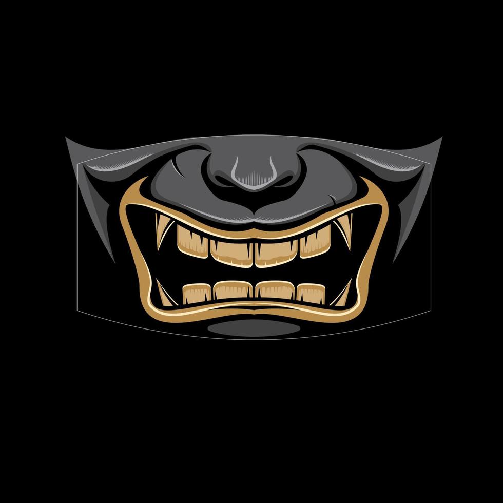 Japanese Face Mask 2 vector