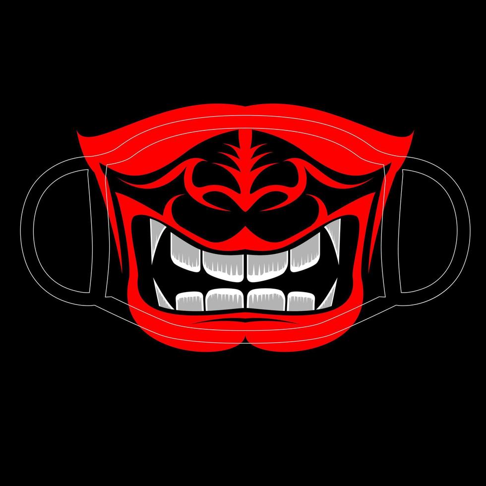 Japanese Face Mask vector