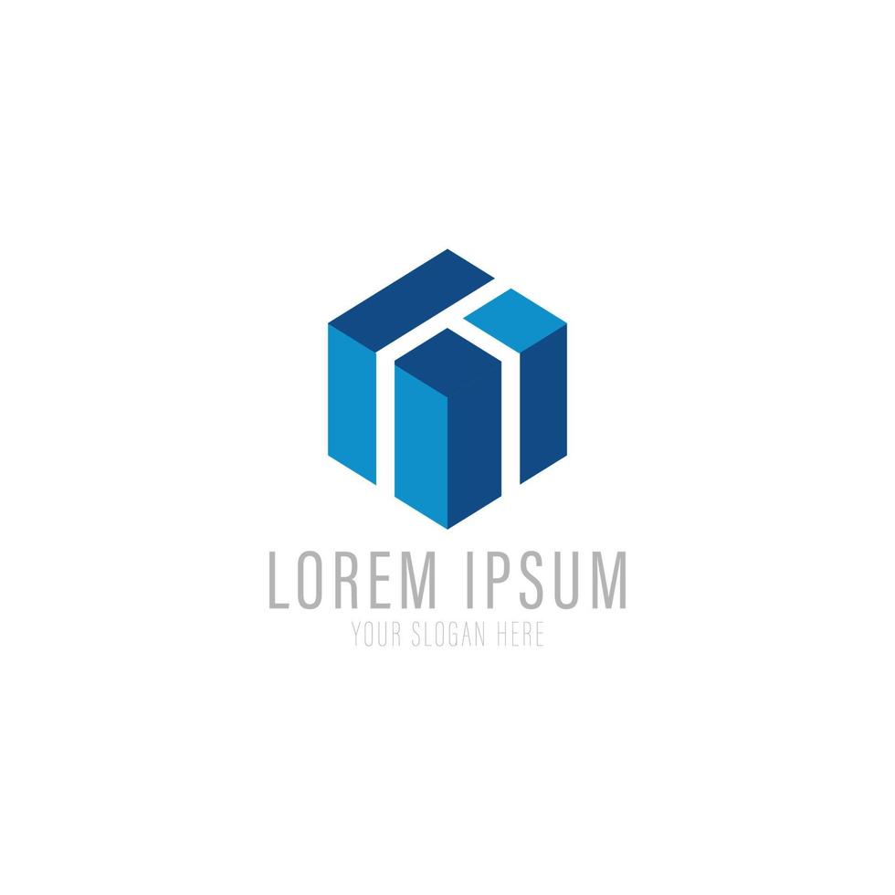 Cube icon vector illustration.