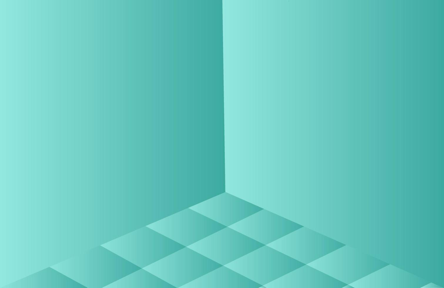 vector de fondo de espacio 3d verde tosca