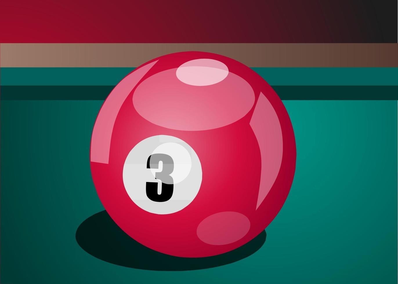 Billiard ball vector number three