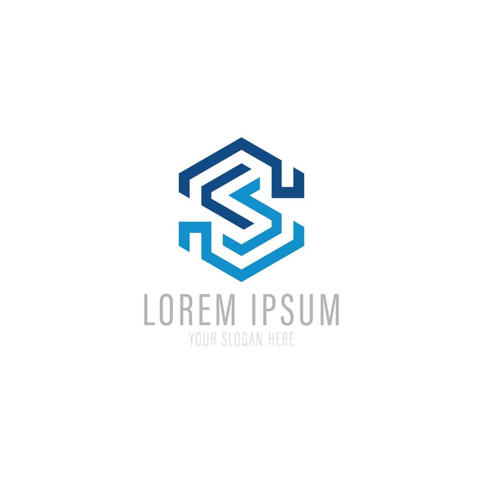 Vector logo design template for business. Technology innovation sign.