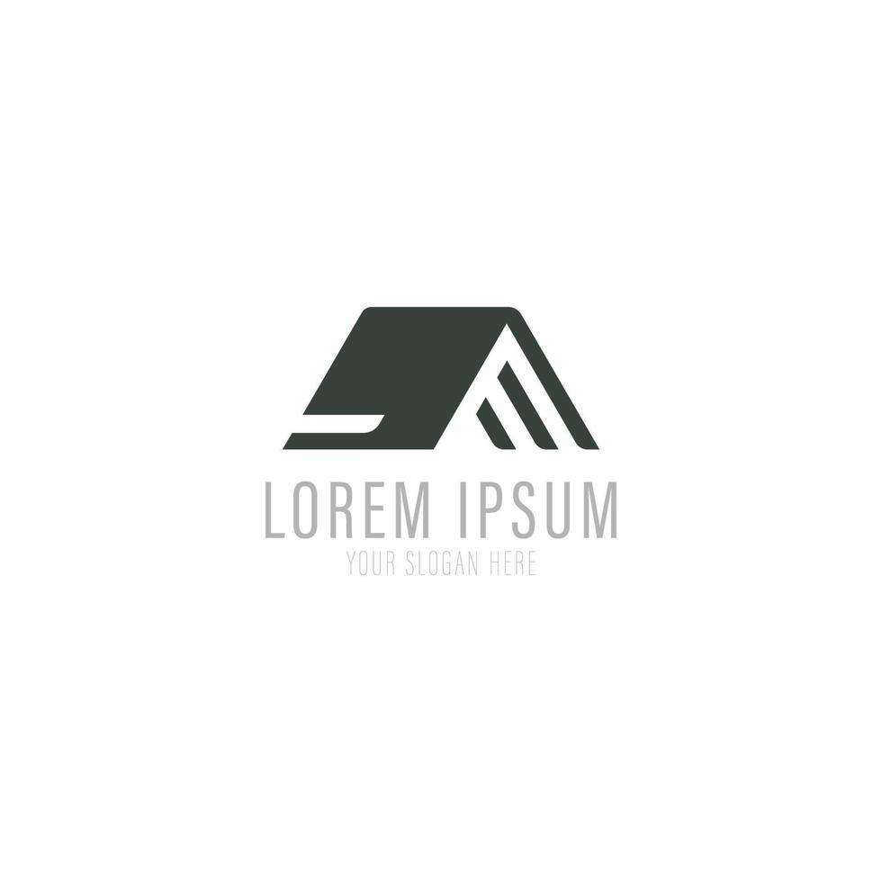 Book Logo Education Flat Vector Design.