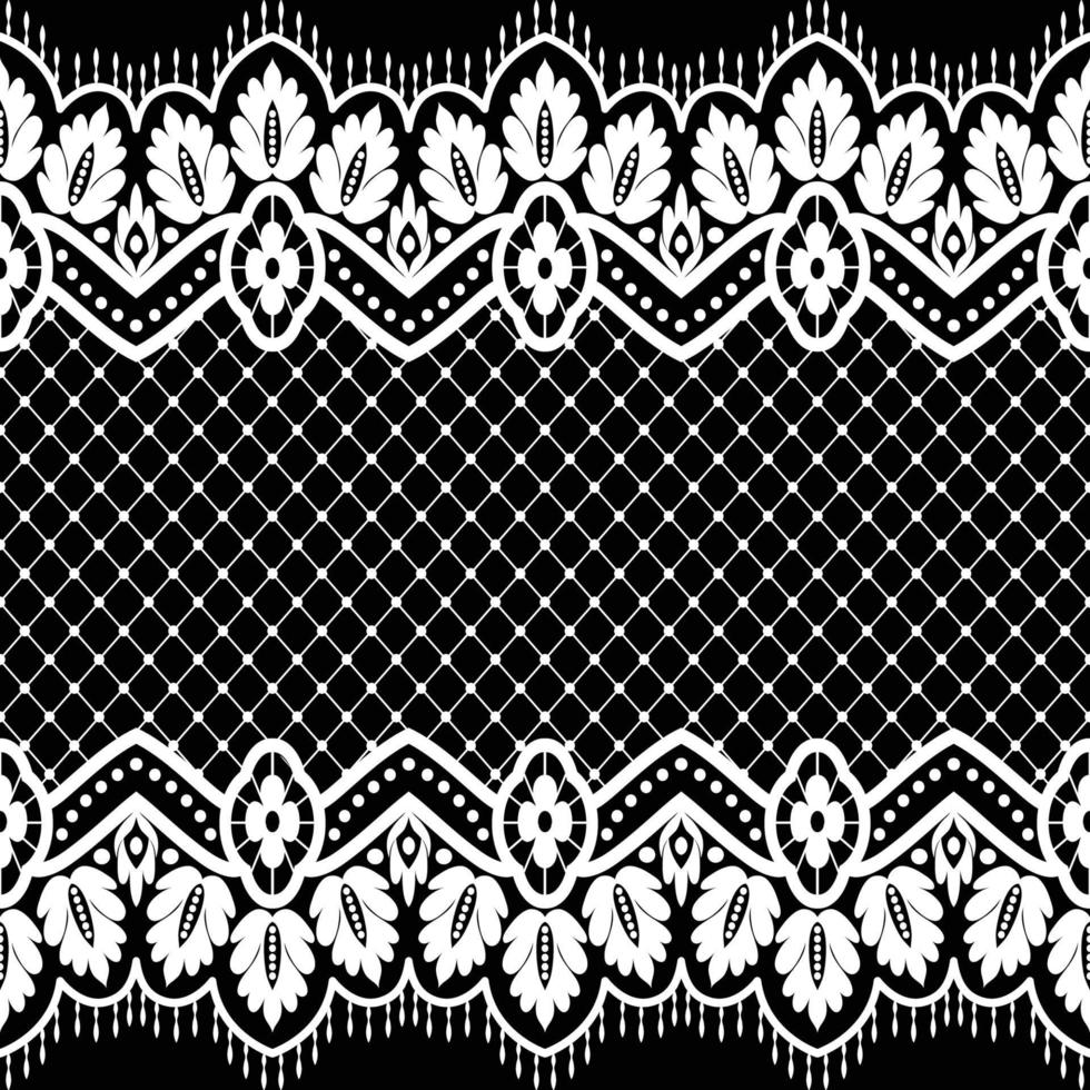 Lace seamless pattern vector