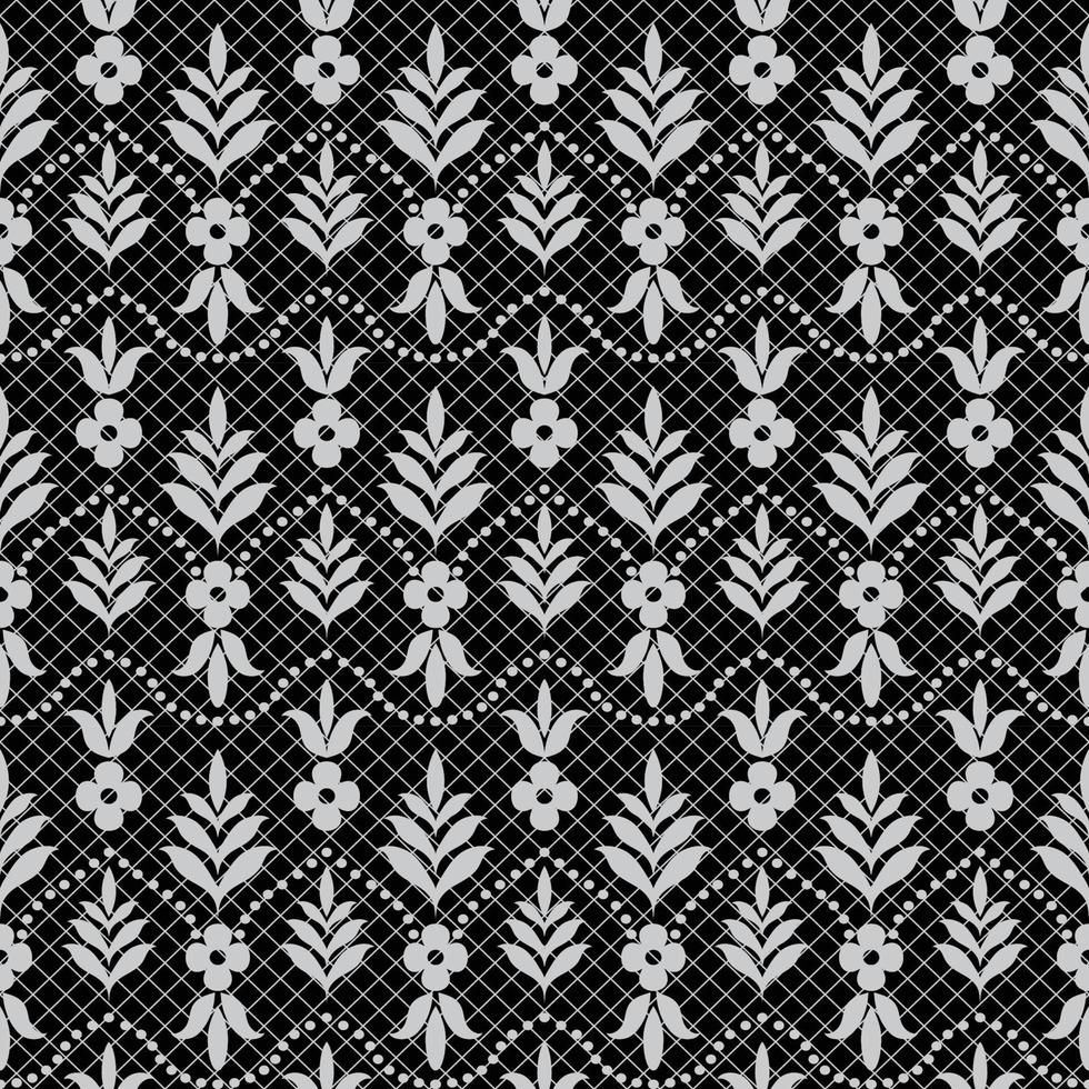 Lace seamless pattern vector