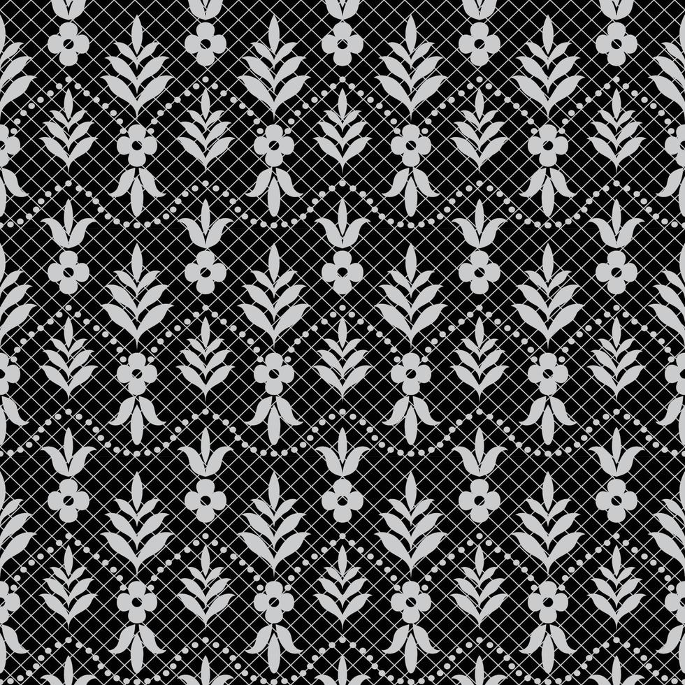 Lace seamless pattern vector