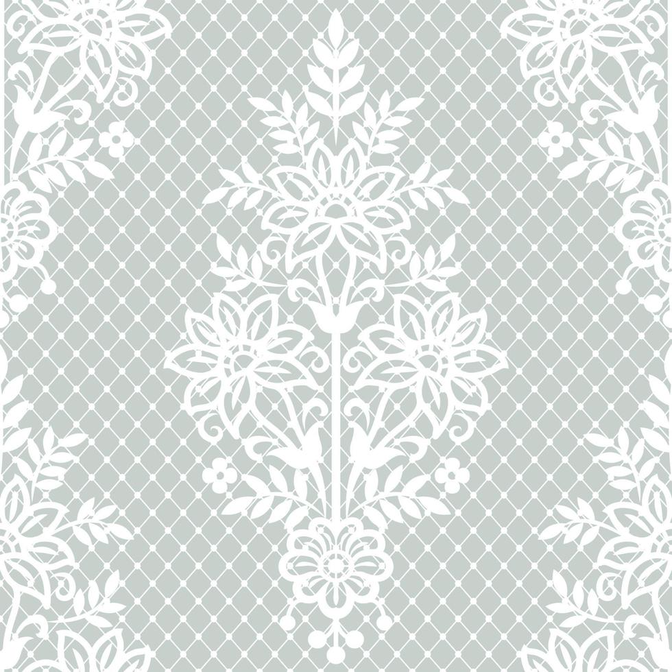 Lace seamless pattern vector