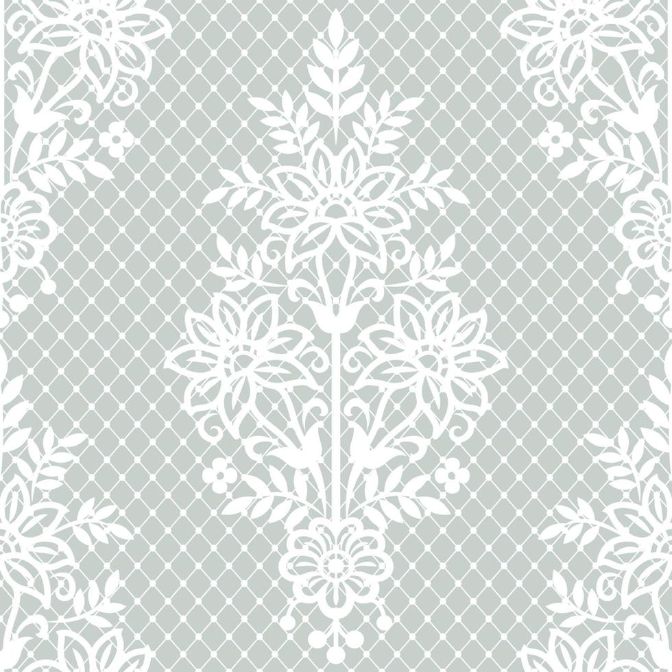 Lace seamless pattern vector