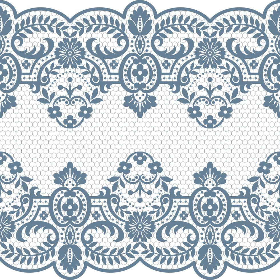 Lace seamless pattern vector