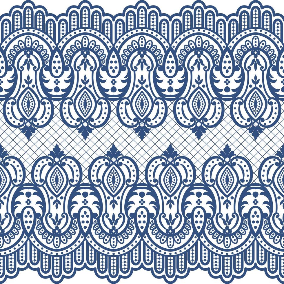 Lace seamless pattern vector