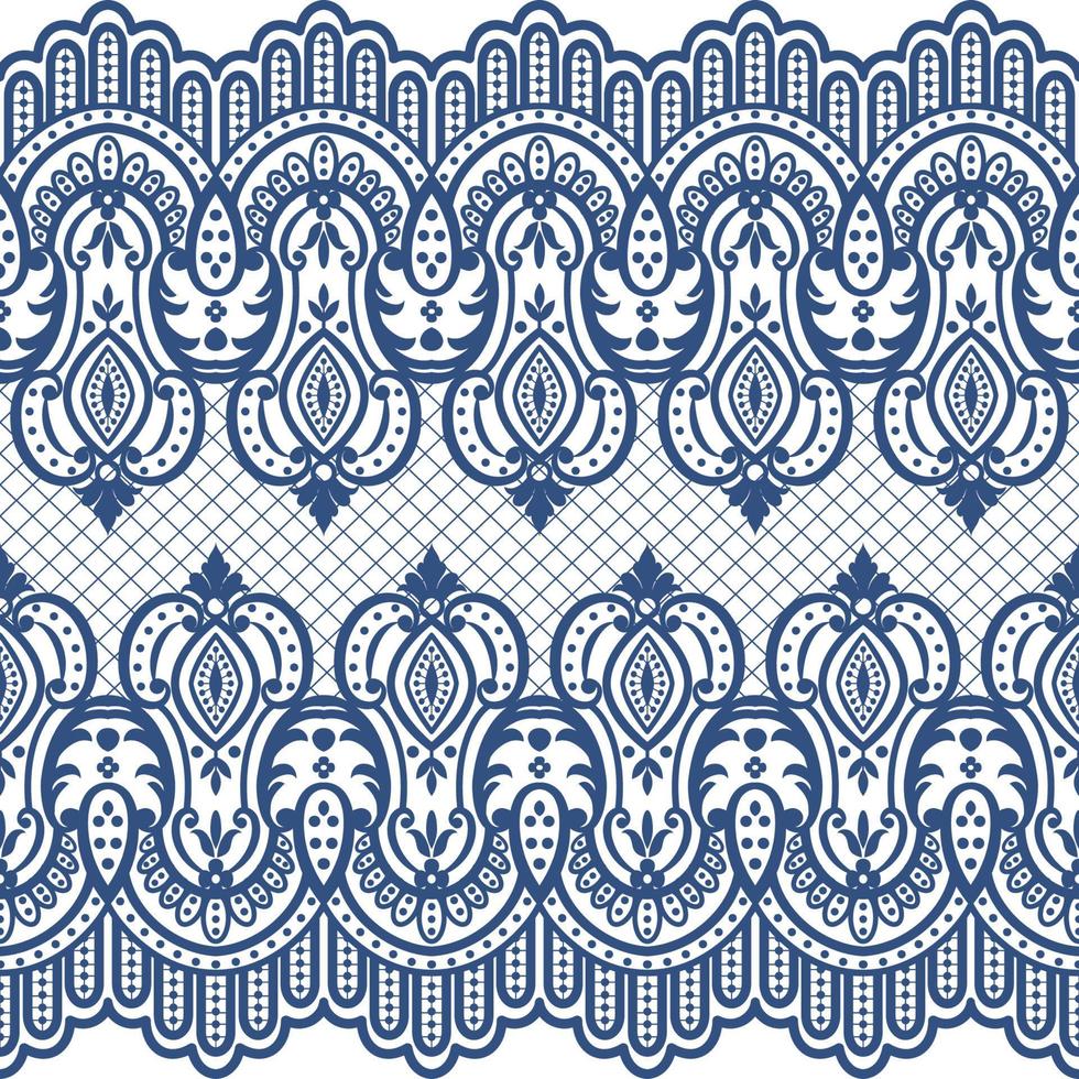 Lace seamless pattern vector