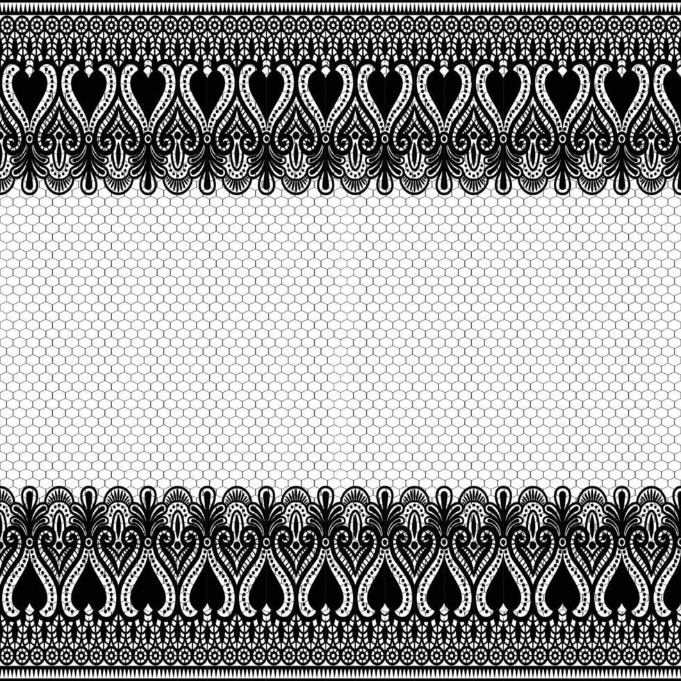 Lace seamless pattern vector