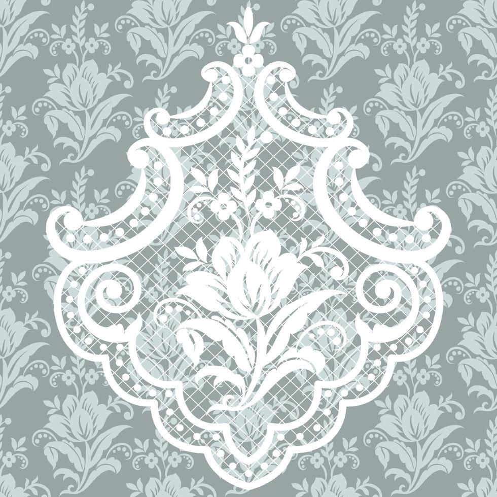 Lace seamless pattern vector