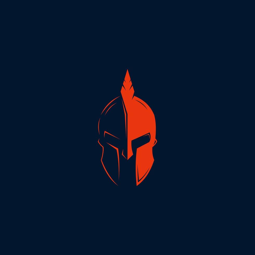 Spartan Warrior Helmet - Sparta Mask logo design, suitable for your design need, logo, illustration, animation, etc. vector