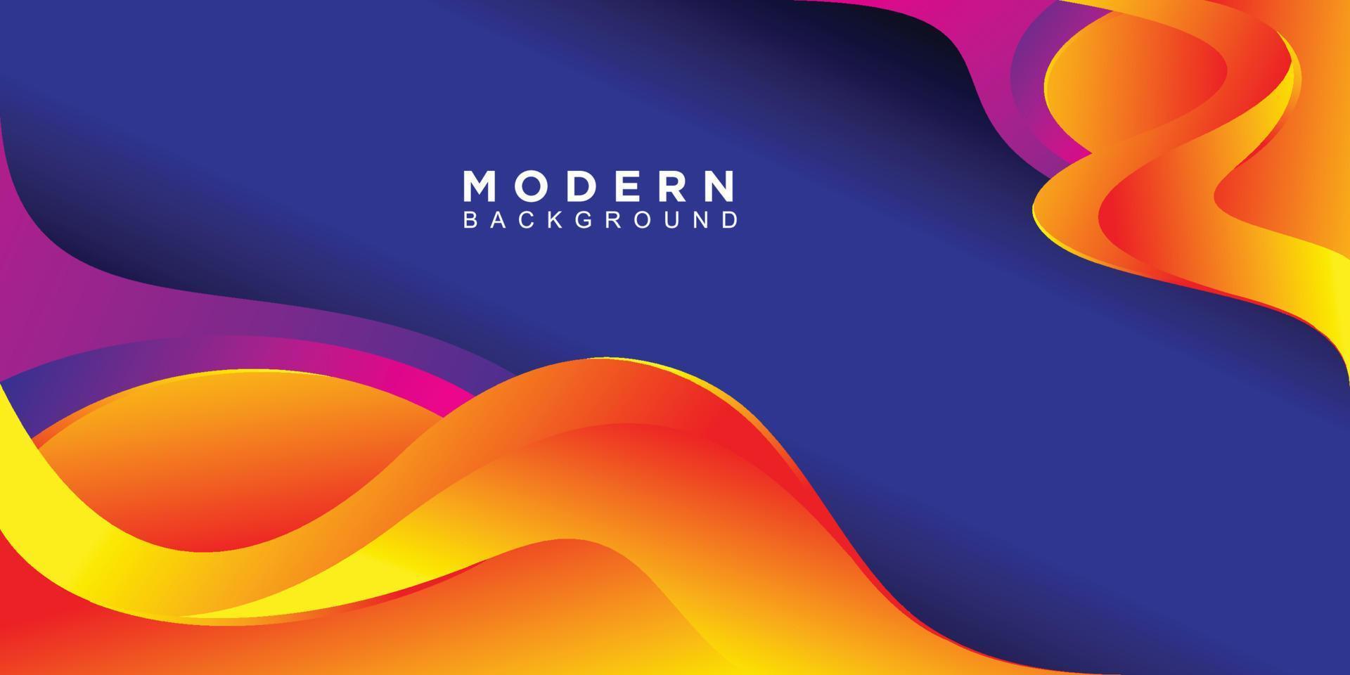 Abstract vector design for banner and background design template with modern color