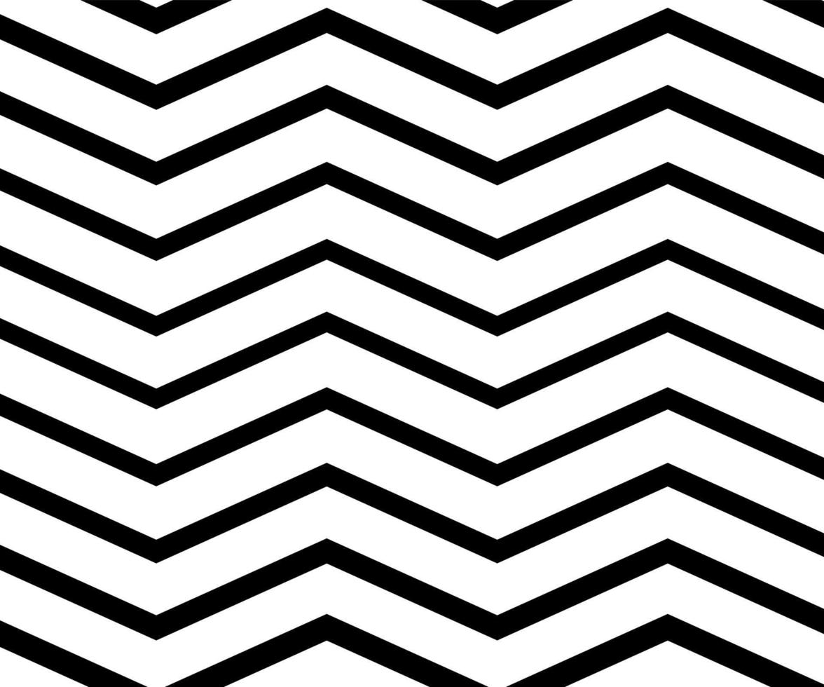 Black and white zigzag chevron pattern. Simple and modern vintage background. web design, greeting card, textile, Eps 10 vector illustration