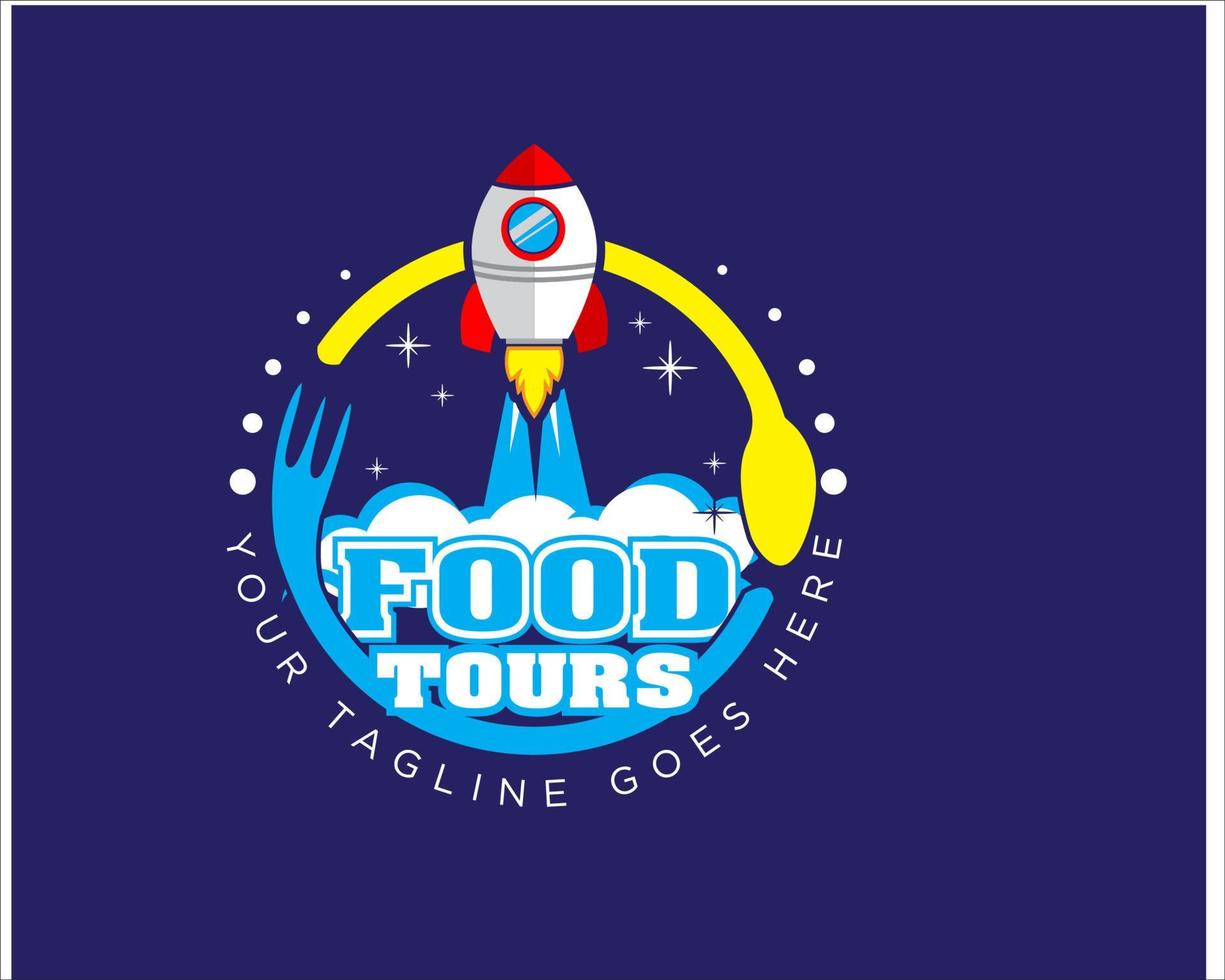 food circle logo designs vector simple modern icon and symbol