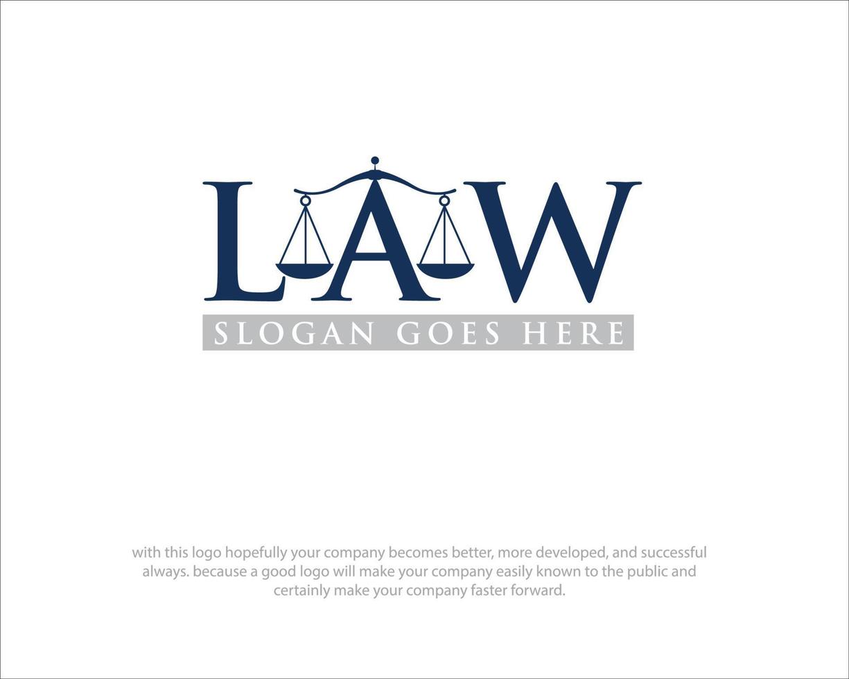 law legal logo designs simple modern vector