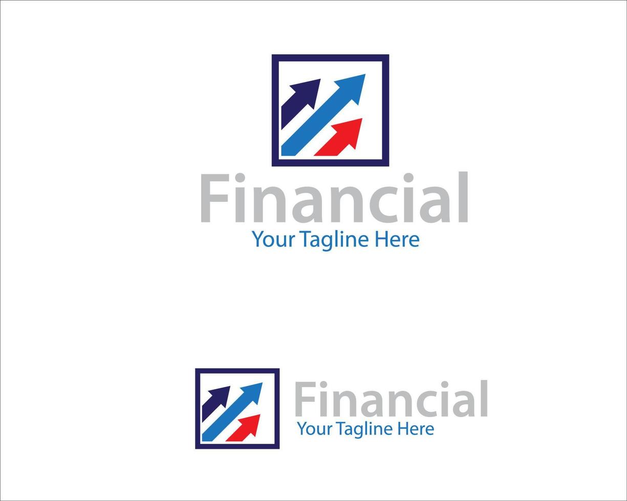 financial logo designs vector