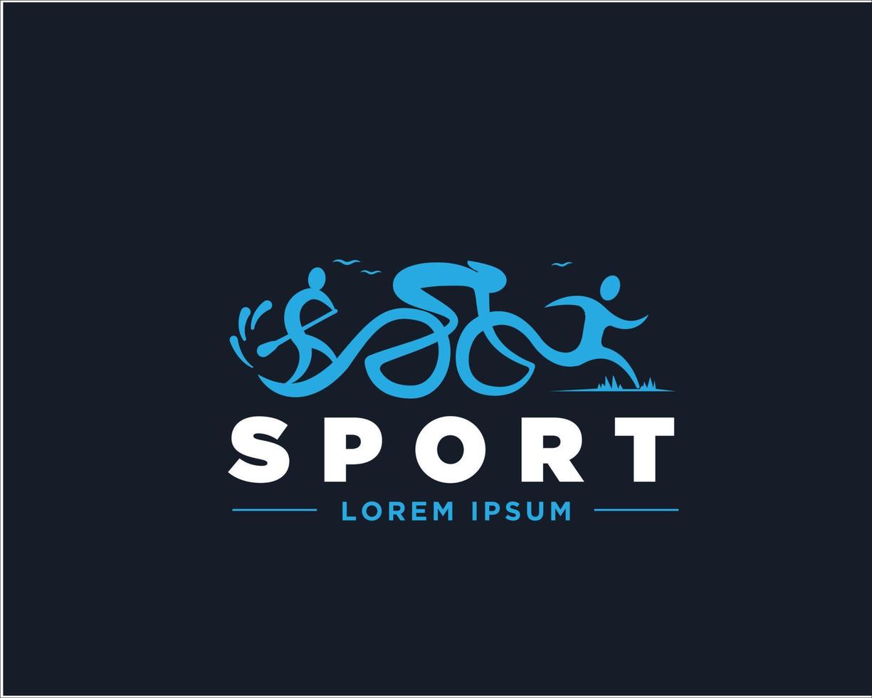 sport logo designs ICON and symbol minimalist vector