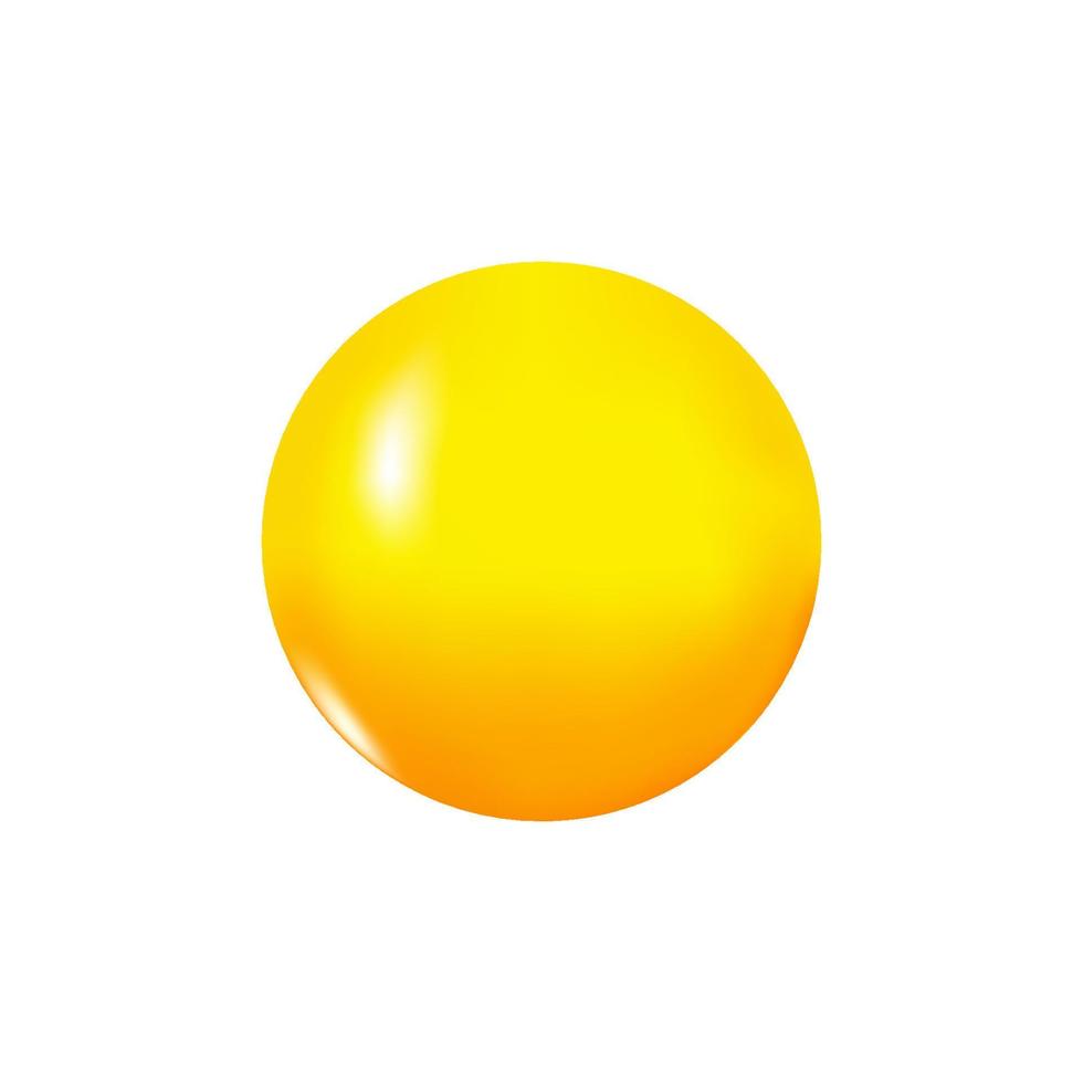 Blank glossy badges, pins or web button in yellow color. Sun icon. vector