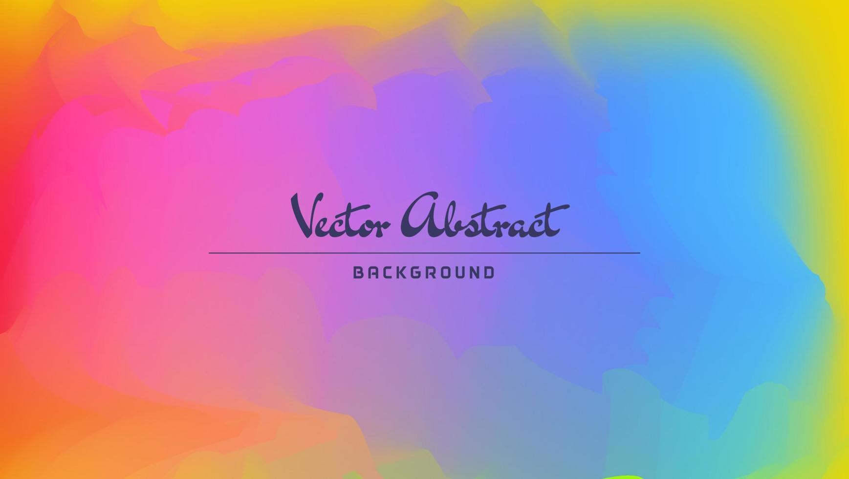 Abstract Multicolor Gradient Mesh Background vector