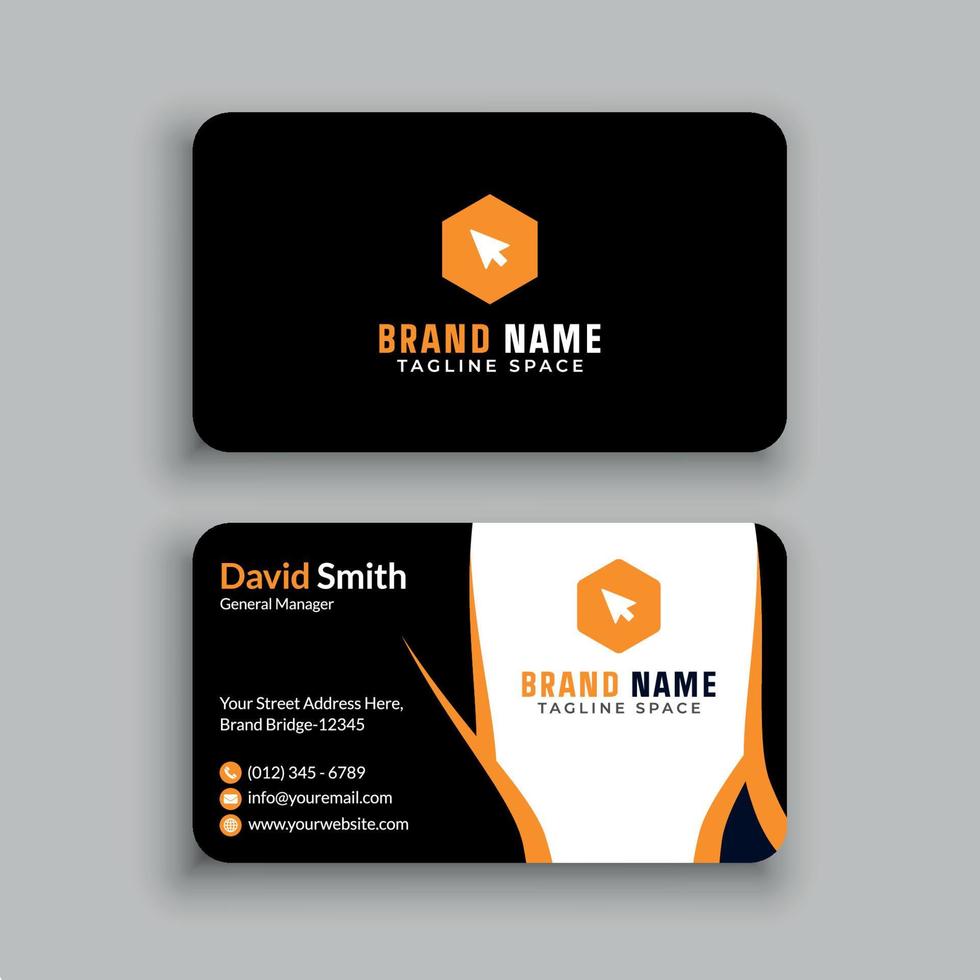 Business Card Design Template vector