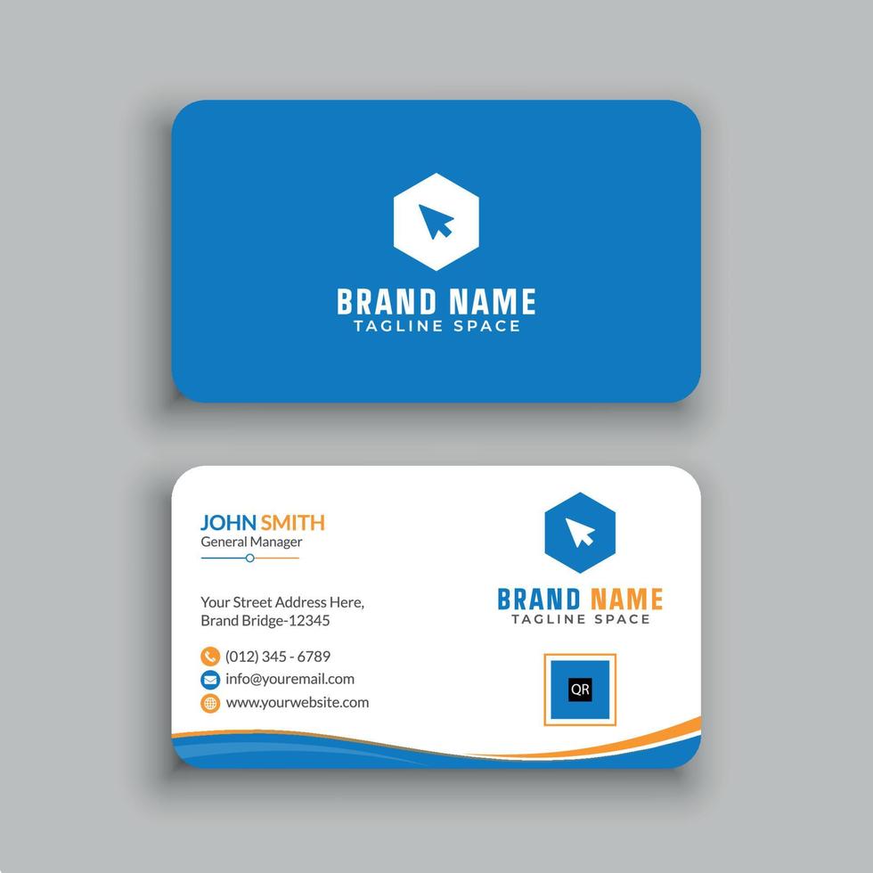 Business Card Design Template vector