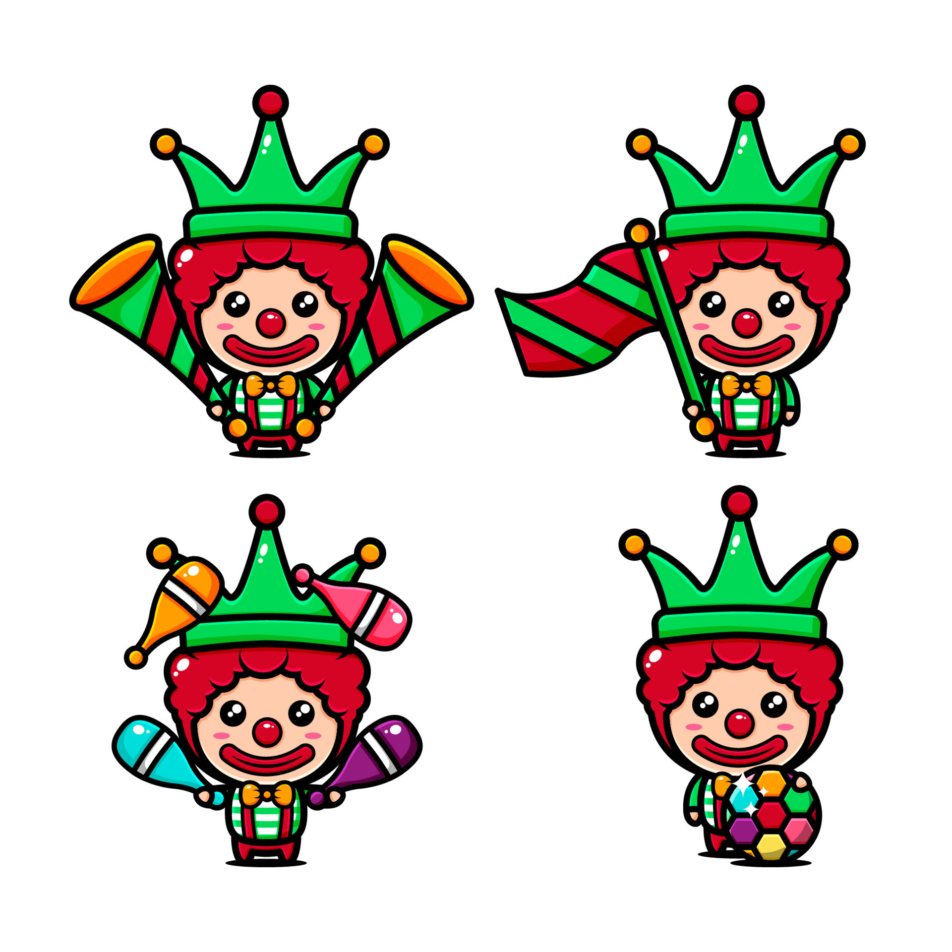 Cute circus clown character design themed circus show 7503656 Vector Art at Vecteezy Cute circus clown character design themed circus show 7503656 Vector Art at Vecteezy