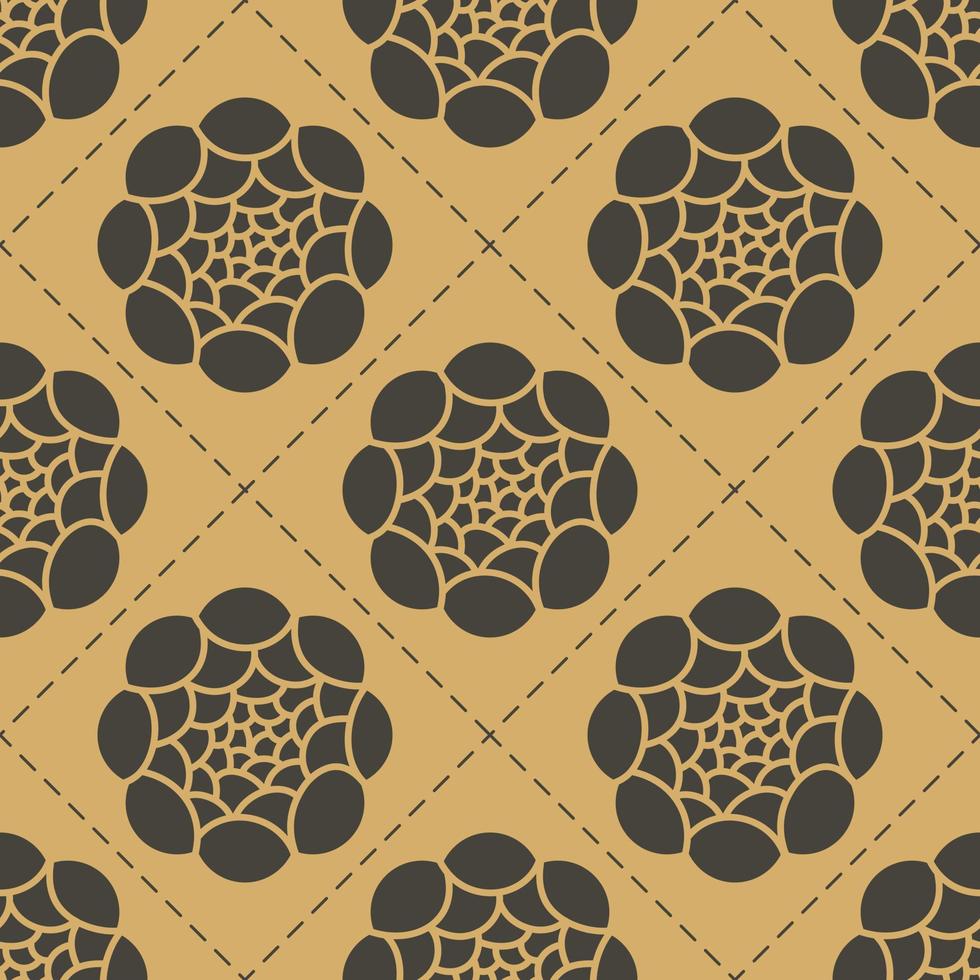 Background with seamless pattern. Fabric patterns and wrapping paper patterns for decoration. vector