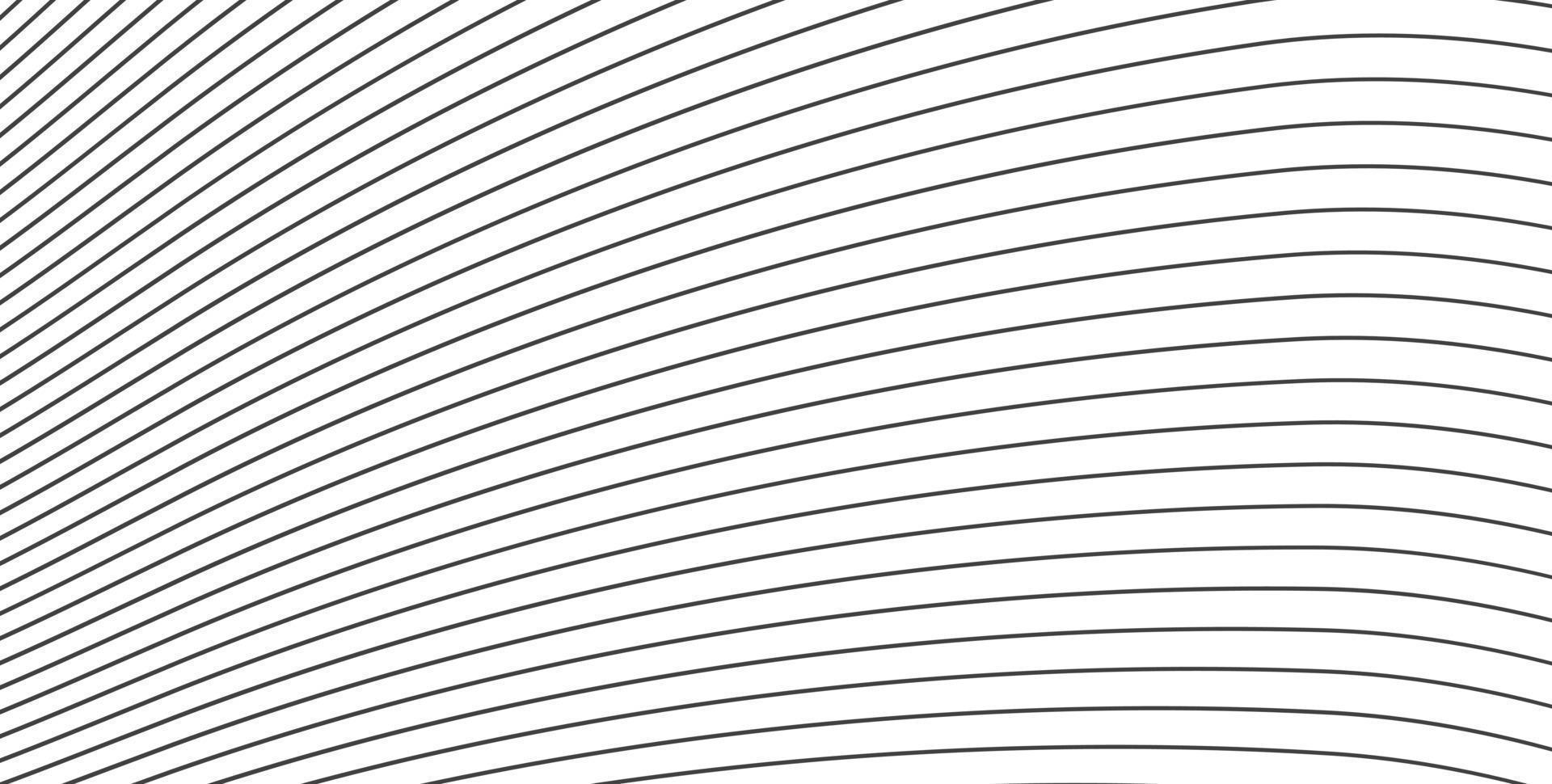 delgada línea minimalista. línea abstracta redonda. patrón de líneas. fondo de semitono abstracto hecho de líneas curvas vector
