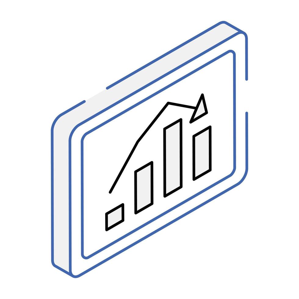 An infographic vector of bar chart