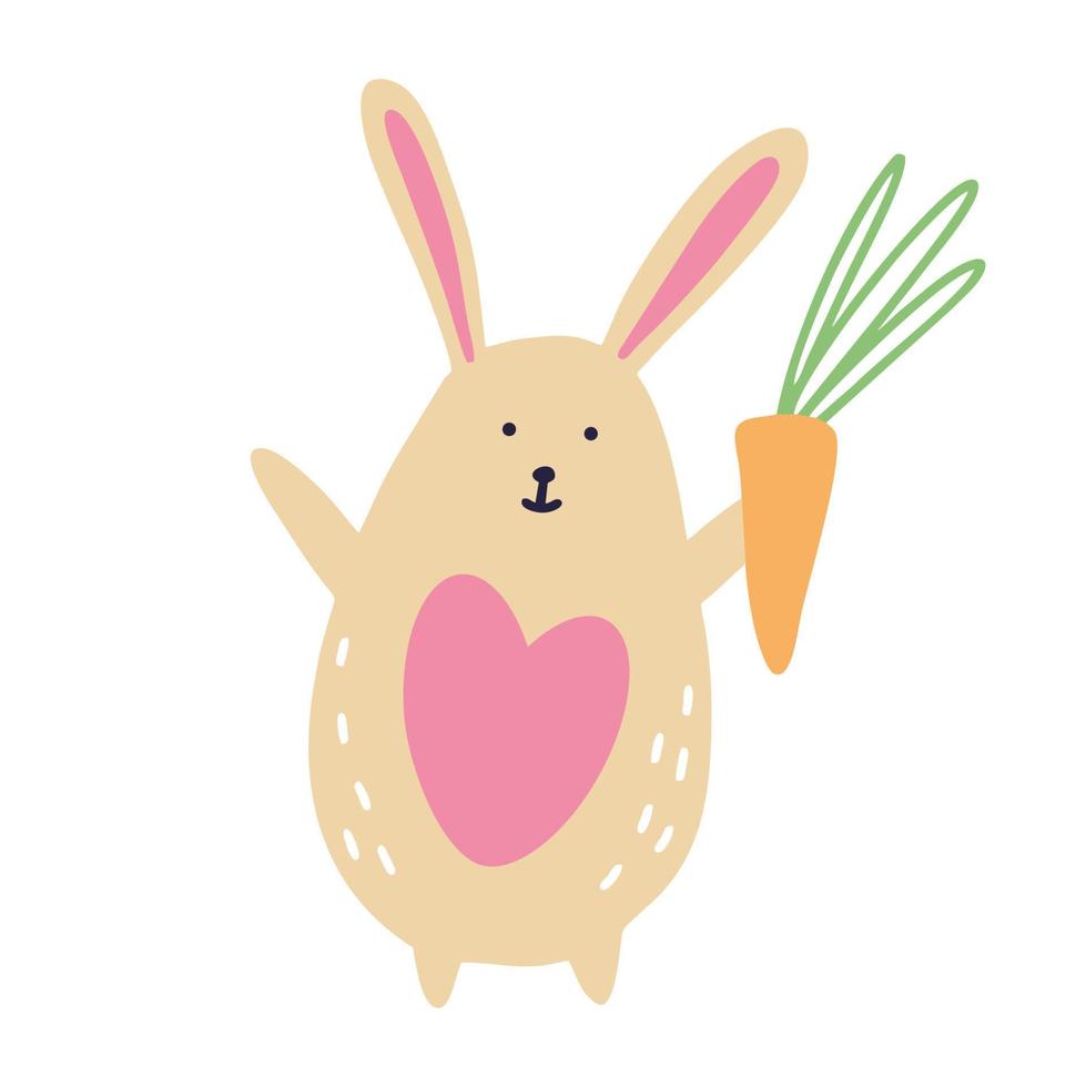 Easter cute bunny vector