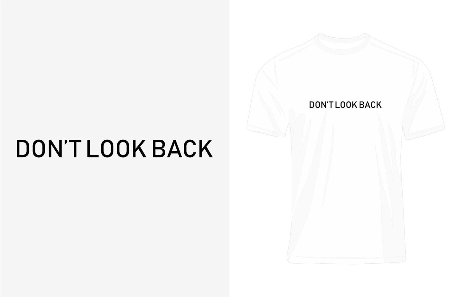 Tee Graphic Typography DON'T ... vector