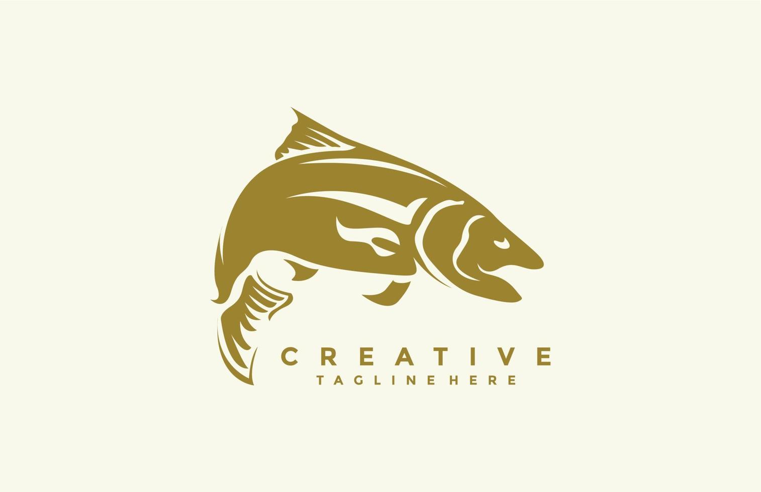Minimalist Illustrative Fish ... vector