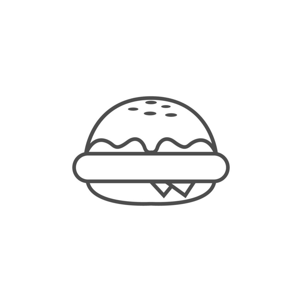 Hamburger icon illustration design template vector