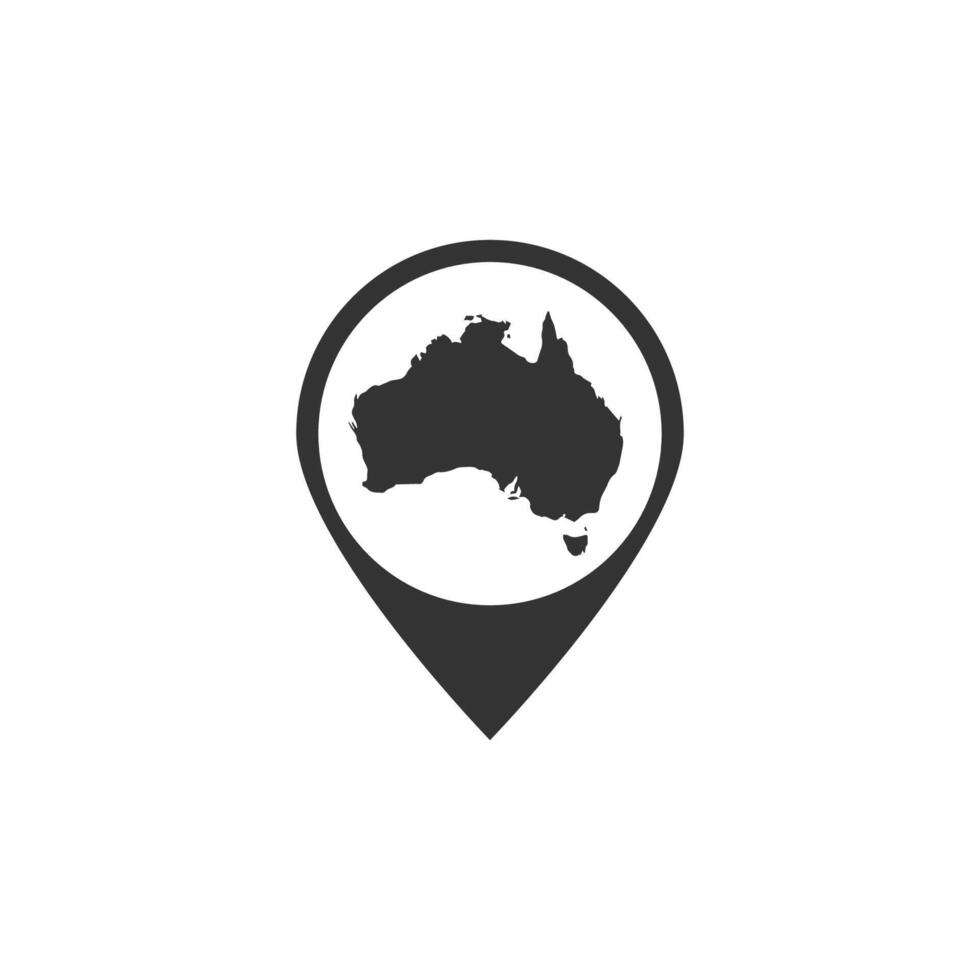 plantilla de ilustración de diseño de icono de australia vector