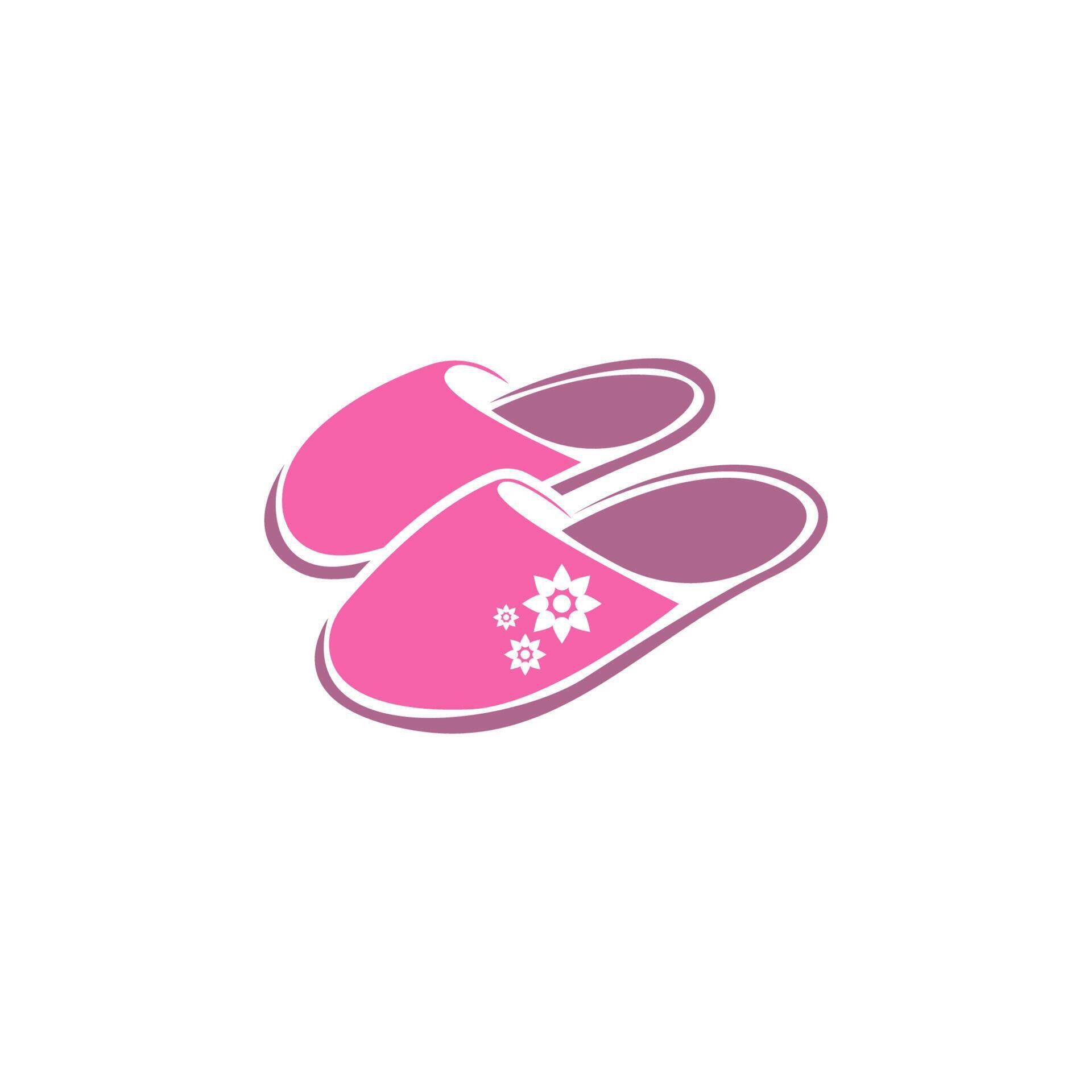 Slippers icon logo design illustration template 7505372 Vector Art at Vecteezy