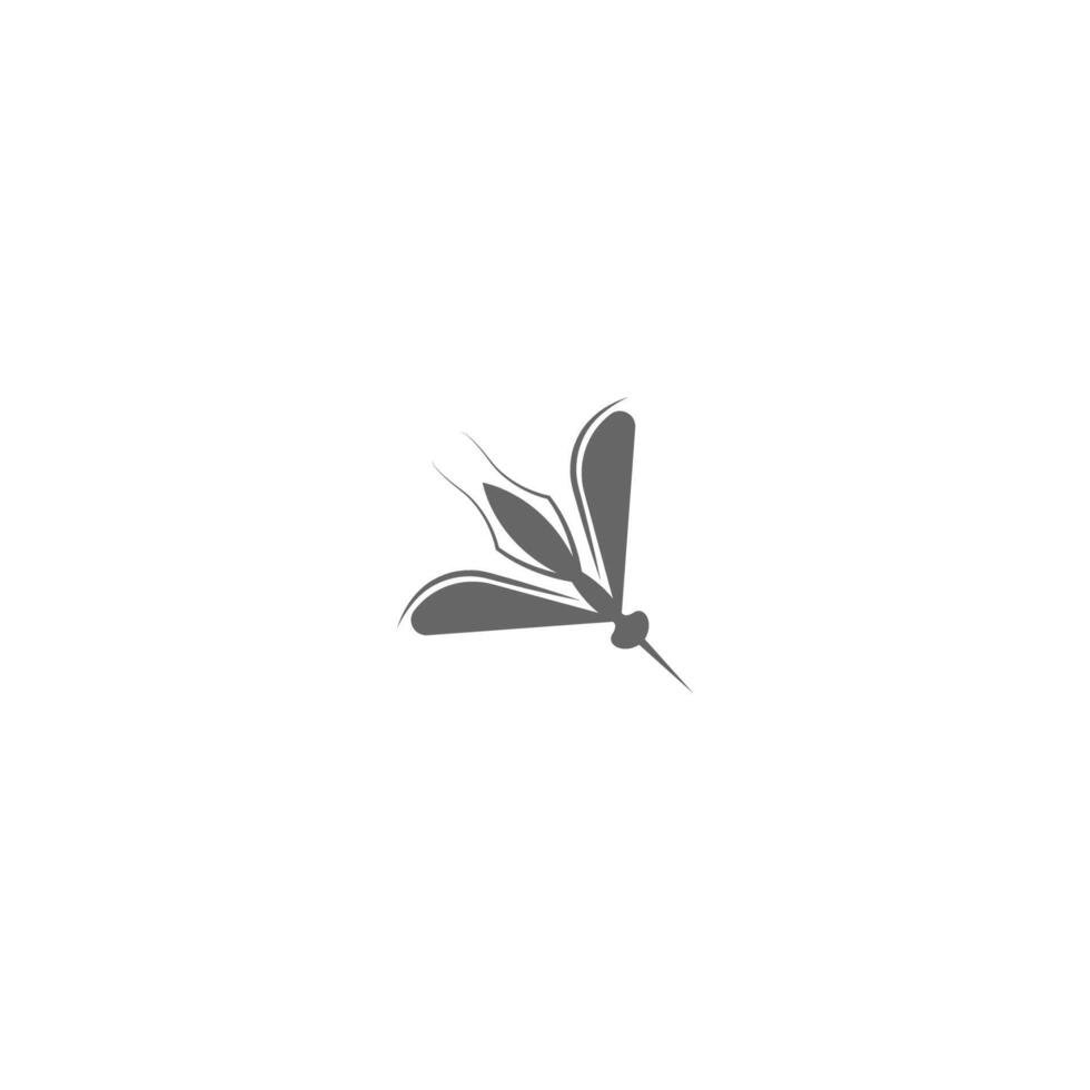 icono de mosquito plantilla de diseño plano ilustración vectorial vector