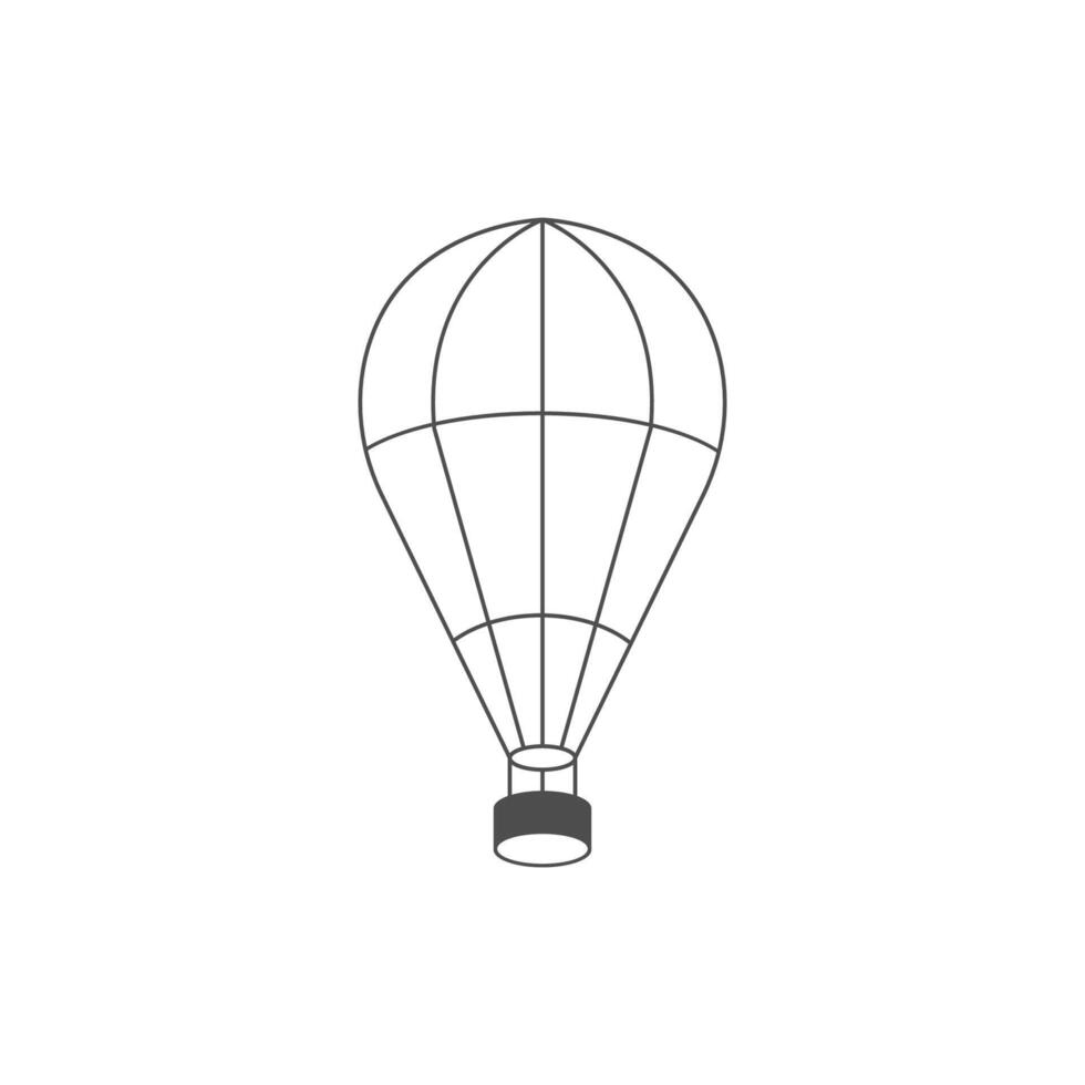 Air ballon icon logo design illustration vector