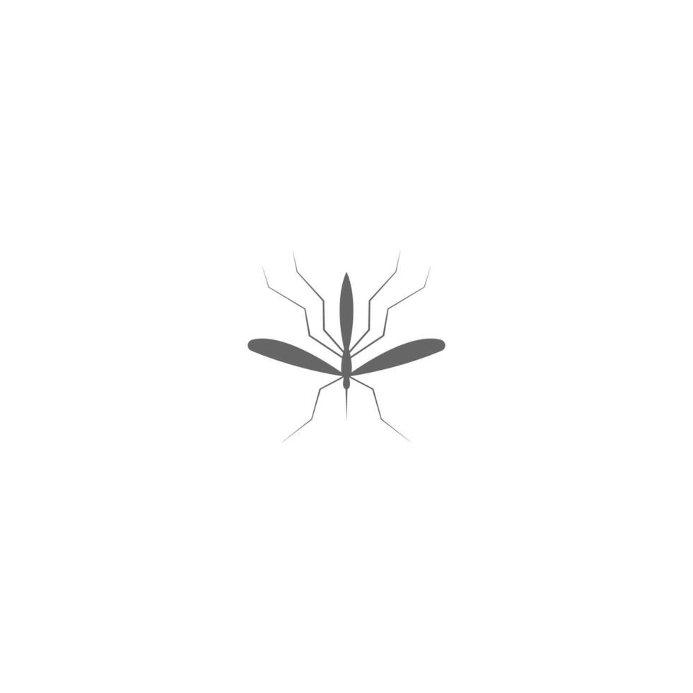 icono de mosquito plantilla de diseño plano ilustración vectorial vector