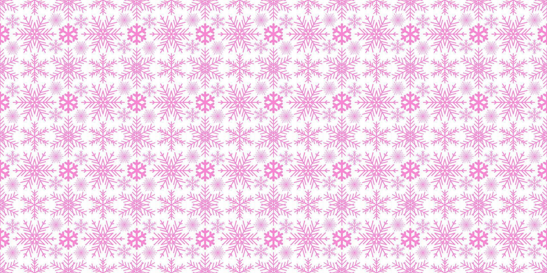 tarjeta de navidad vectorial. fondo de copos de nieve. patrón sin costuras de invierno. vector