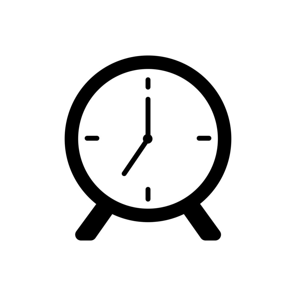 vector de icono de reloj de mesa