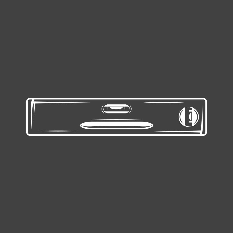 Level isolated on black background vector