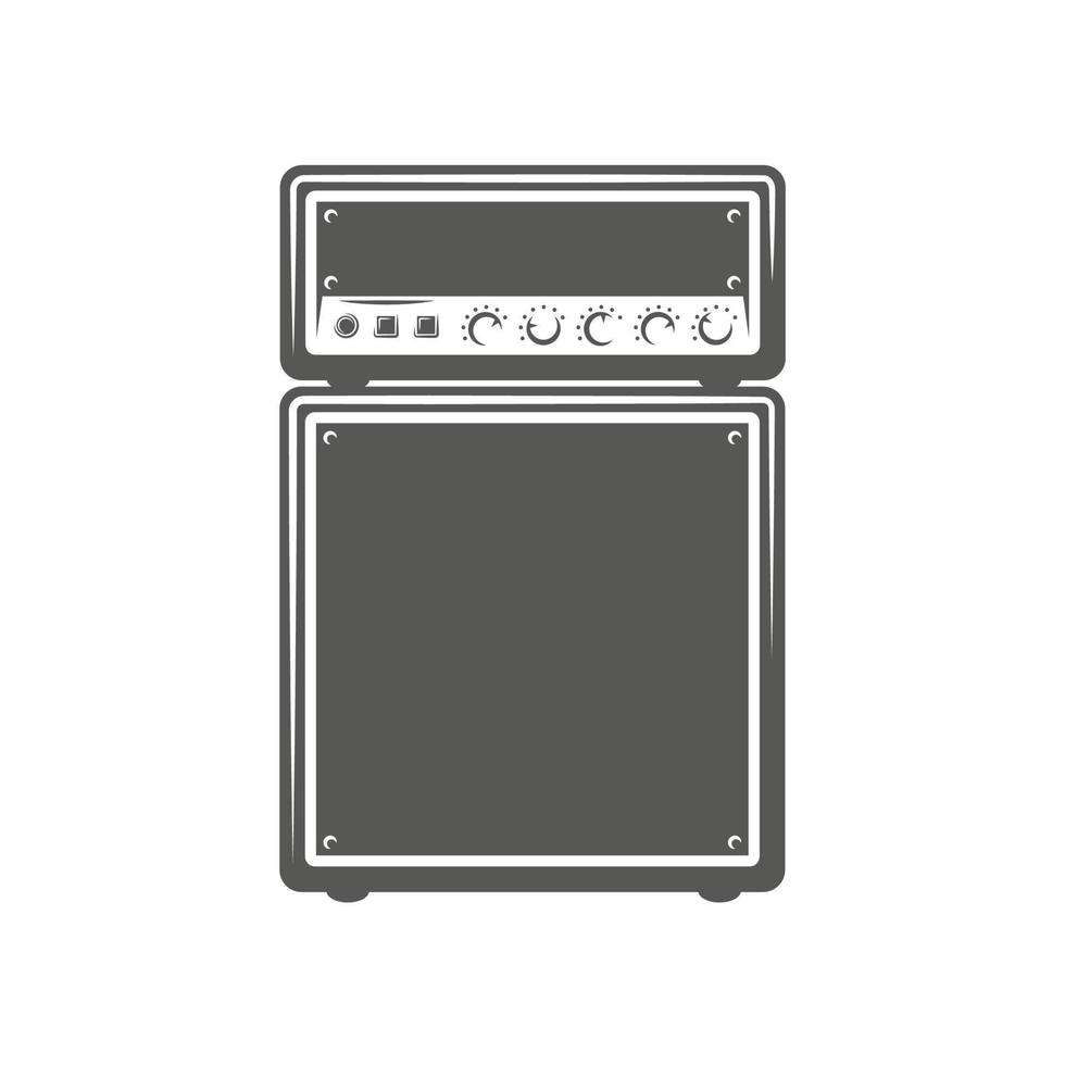 Concert speaker isolated on a white background vector