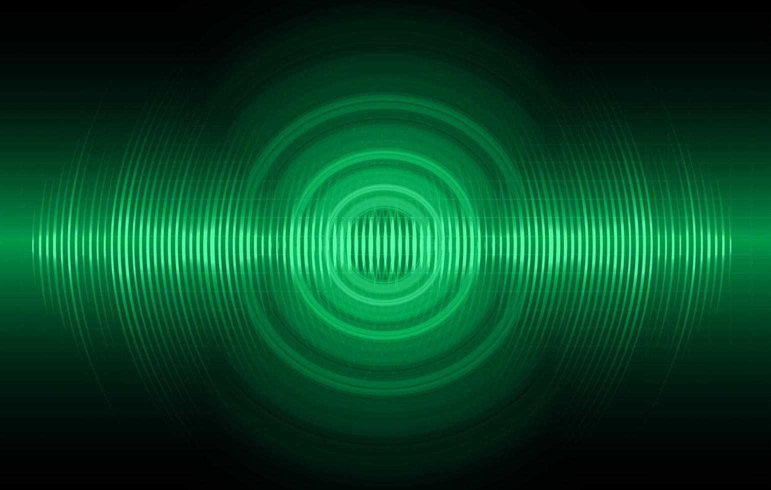 Sound waves oscillating dark light vector